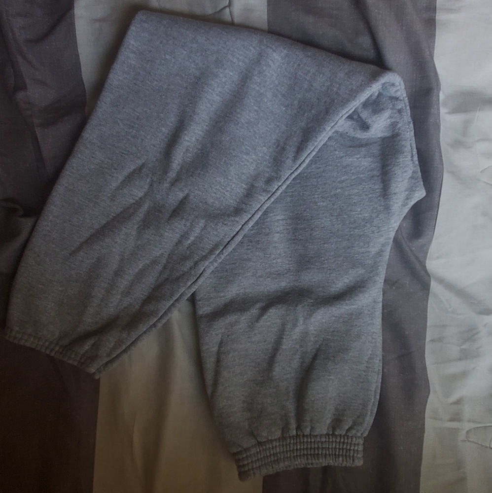 Grey sweatpants